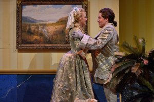 John as Dorvil in La Scala di Seta