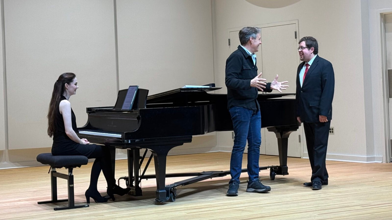 John Henrikson with Jake Heggie